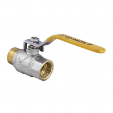 Кран кульовий Nolf NF.622 - 3/4" FM ГШВ YELLOW, ручка "важіль" жовта