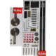 Двері в нішу Koer SR SD01-120x200-TR-02 прозоре скло Easy Clean 8мм, нікель
