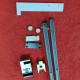 Двері в нішу Koer SR SD01-120x200-TR-02 прозоре скло Easy Clean 8мм, нікель