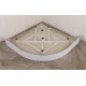 Душовий піддон з сифоном Mixxus PLAIN ST01-90x90x13 діаметр зливу 52 мм