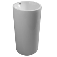 Раковина моноблок MIXXUS PREMIUM ELLIPSE-1101 460х460х855mm с переливом