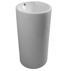 Раковина моноблок MIXXUS PREMIUM ELLIPSE-1101 460х460х855мм з переливом