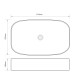 Раковина накладная Mixxus Premium BEVEL-0105 610х375х120mm