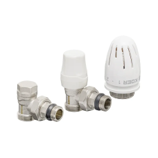Комплект для підключення радіатора Koer SET-14 - 1/2"x3/4" (кутовий) з термоголовкою НН