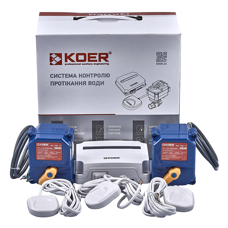 Система контролю протікання води Koer KR.1501.SET