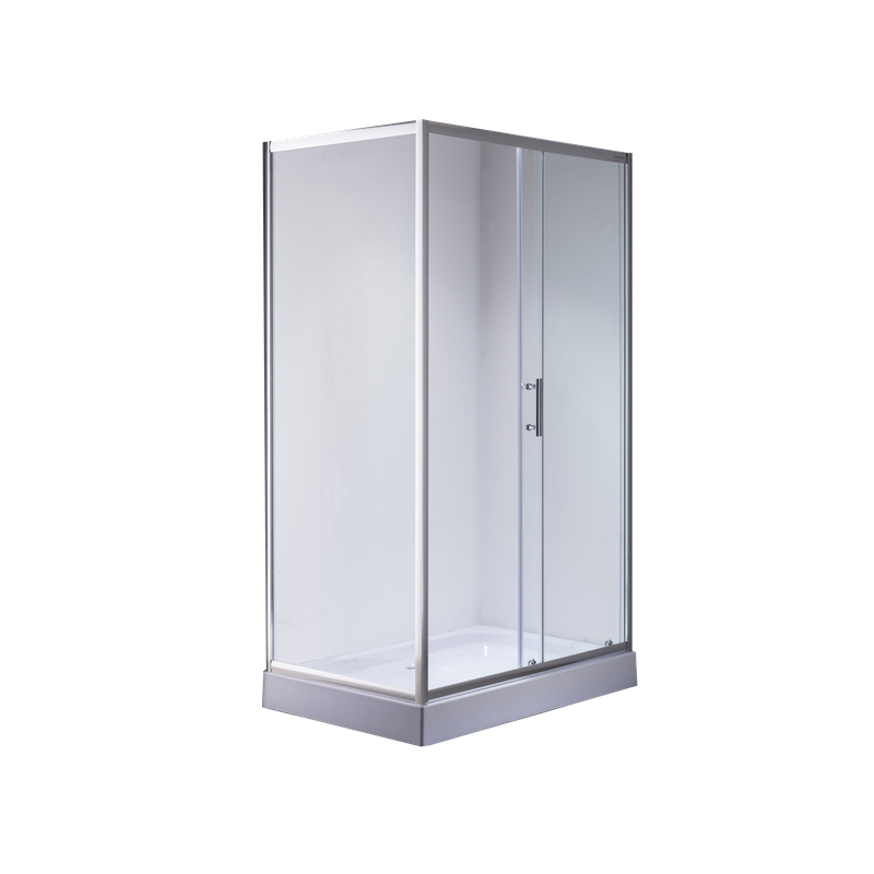 Душова кабіна з низьким піддоном Mixxus HARD SCT01-120x80x198-TR CHROME прозоре скло 5мм (MI69
