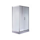 Душова кабіна з низьким піддоном Mixxus HARD SCT01-120x80x198-TR CHROME прозоре скло 5мм (MI69