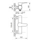 Смеситель для душа Zerix PUD5 146