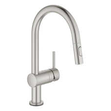 Сенсорный смеситель для кухни с выдвижным изливом Grohe Minta Touch
