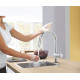 Сенсорный смеситель для кухни с выдвижным изливом Grohe Minta Touch