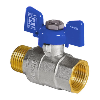 Кран шаровый Koer 3/4" ГШБ (KR.218.B) синий