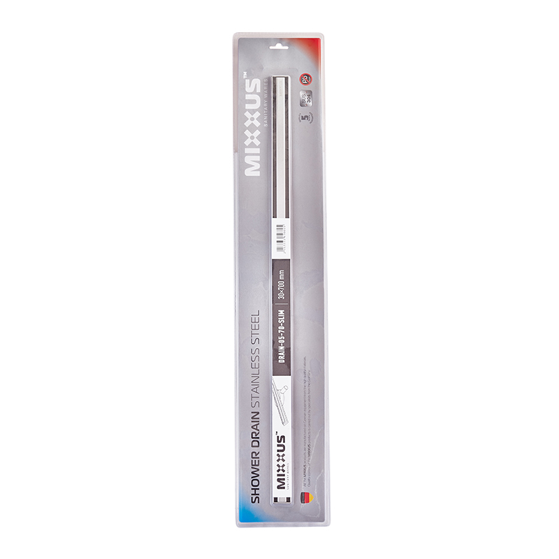 Душевой трап из нержавеющей стали SUS304 Mixxus Drain-05-70-Slim (30x700 мм)