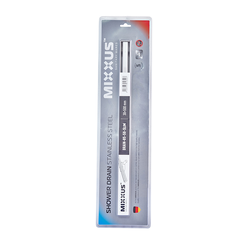 Душевой трап из нержавеющей стали SUS304 Mixxus Drain-05-50-Slim (30x500 мм)