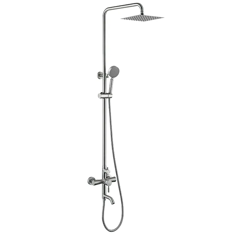 Душевая колонна со смесителем Zerix LUX-009-J из нерж. стали SUS304