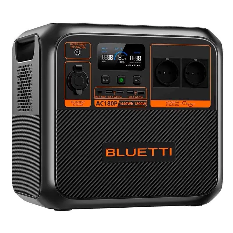 Зарядна станція BLUETTI AC180P 1800 Вт, 1440 Вт/год