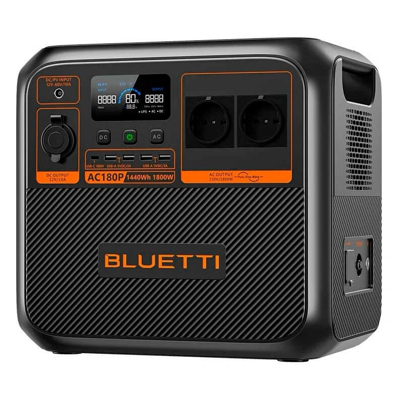 Зарядна станція BLUETTI AC180P 1800 Вт, 1440 Вт/год