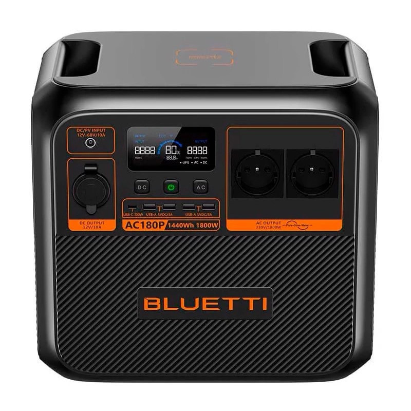 Зарядна станція BLUETTI AC180P 1800 Вт, 1440 Вт/год