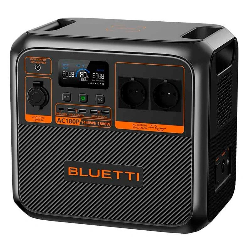 Зарядна станція BLUETTI AC180P 1800 Вт, 1440 Вт/год