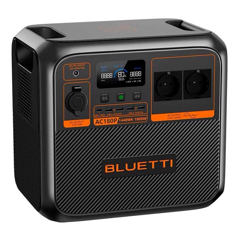 Зарядна станція BLUETTI AC180P 1800 Вт, 1440 Вт/год