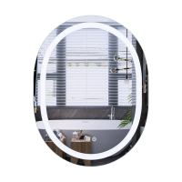 Зеркало Mixxus Premium ELLIPSE MV05-80x60-REVERSE (LED Touch, Anti-fog, димер (3-6,5kK))