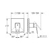 Смеситель скрытого монтажа для 1 потребителя Grohe Eurocube