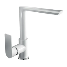 Смеситель для кухни HAIBA ALEX 018 WHITE-CHROME