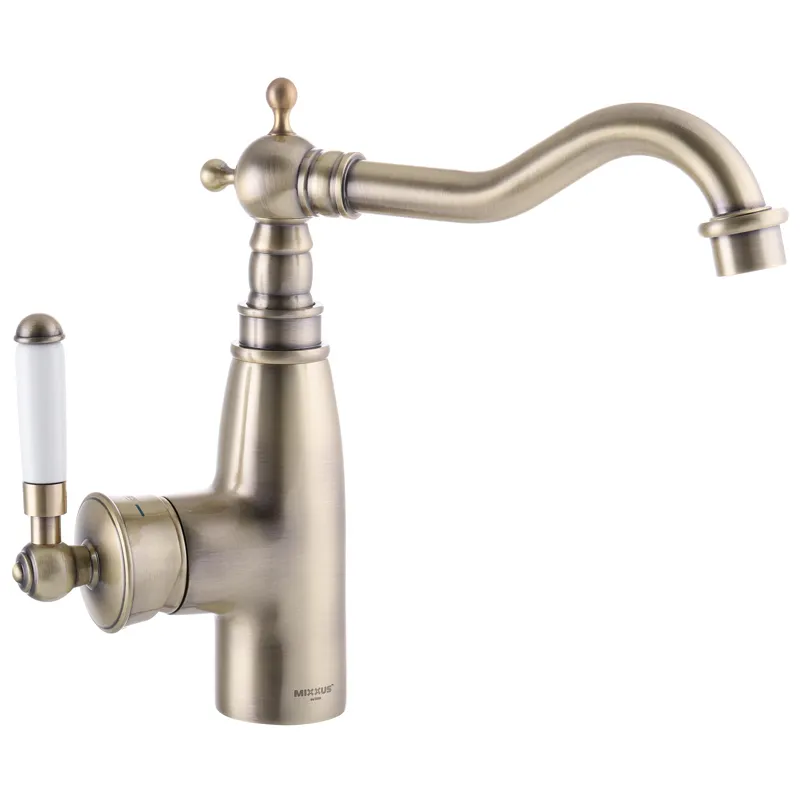 Смеситель для умывальника Mixxus Premium Vintage 001-C Бронзовый