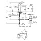 Смеситель для раковины M-размера Grohe Eurosmart New