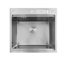 Мийка Mixxus MH5050-SK NANO-SILVER (3.0/0.8) з н.ст. зі сходинкою для сушіння, з підставкою для ножів (нерж.)