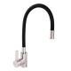 Смеситель для кухни Zerix LR74004-2 с черным гибким изливом