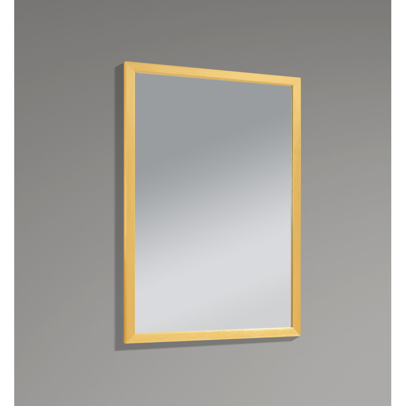 Зеркало настенное Zerix FONTE MRZ09-700x850-REVERSE GOLD прямоугольное в золотой раме