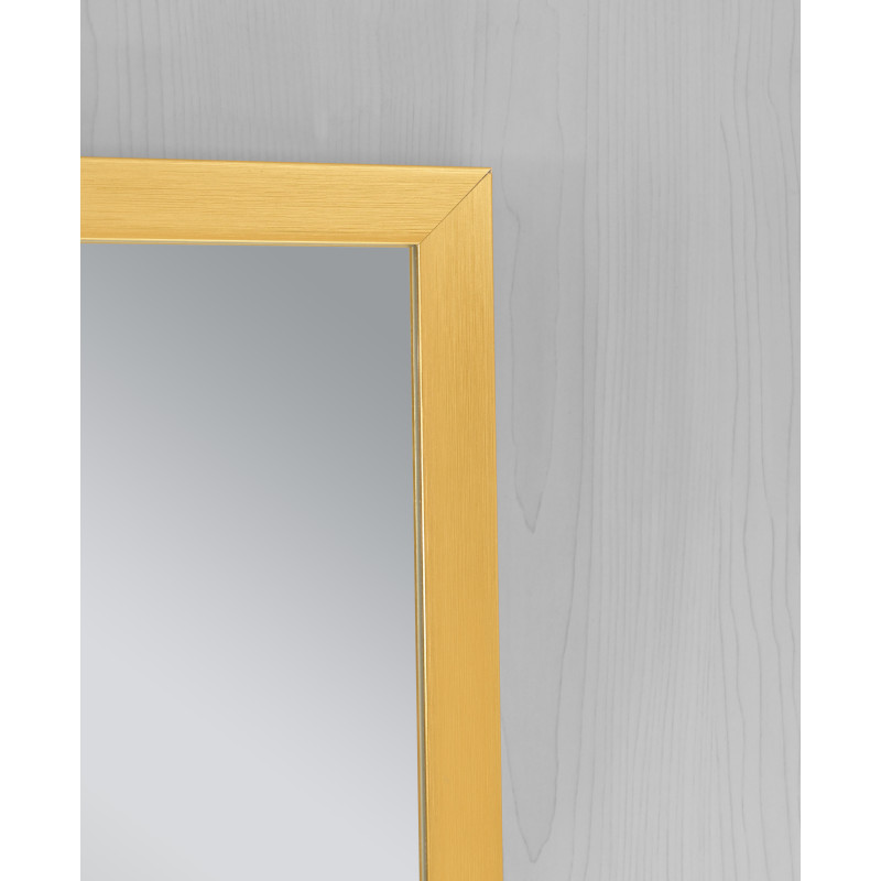 Зеркало настенное Zerix FONTE MRZ09-700x850-REVERSE GOLD прямоугольное в золотой раме