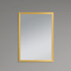 Зеркало настенное Zerix FONTE MRZ09-700x850-REVERSE GOLD прямоугольное в золотой раме