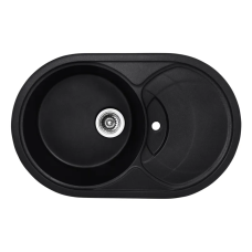 Мийка кухонна Haiba HB8310-G226 Black 780x500x220