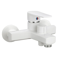 Смеситель для ванны Plamix Leo-009 Euro White (без шланга и лейки)