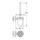 Йоржик для унітазу в комплекті Grohe Essentials Cube New