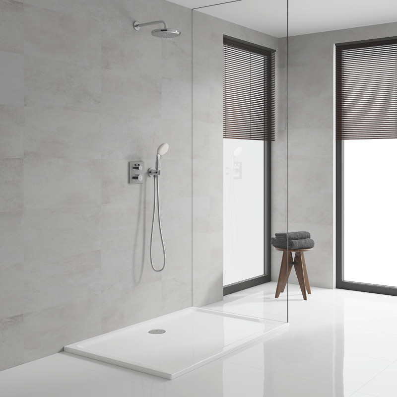 Душевая система скрытого монтажа с термостатом Grohe Grohtherm Convent. Concealed