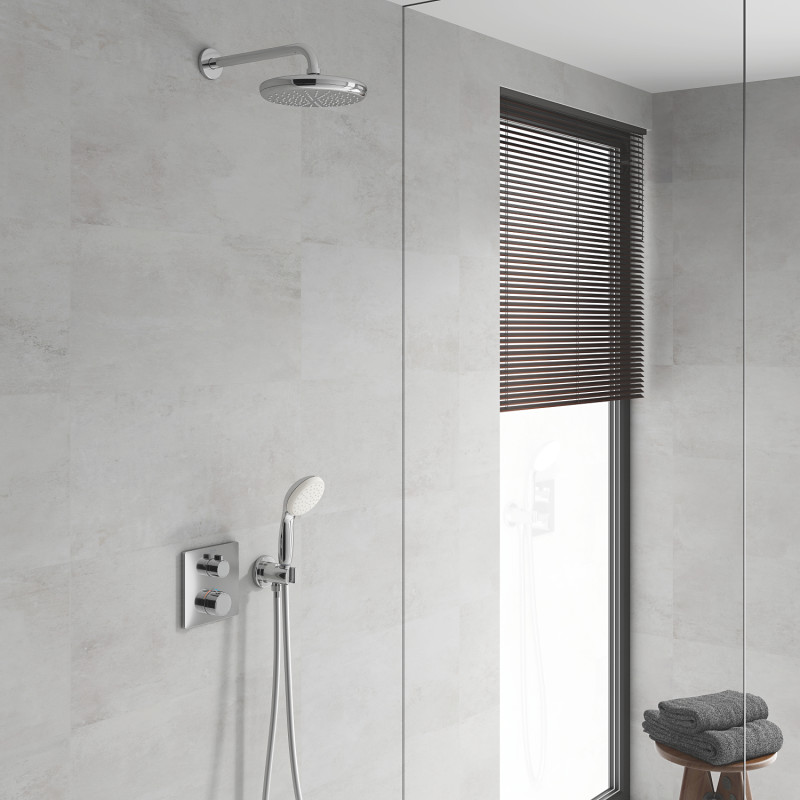 Душевая система скрытого монтажа с термостатом Grohe Grohtherm Convent. Concealed