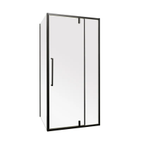 Душова кабіна без піддона Mixxus Premium BEVEL SC01-120x80x195-TR Black прозоре скло 6мм (MI6