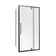 Душова кабіна без піддона Mixxus Premium BEVEL SC01-120x80x195-TR Black прозоре скло 6мм (MI6