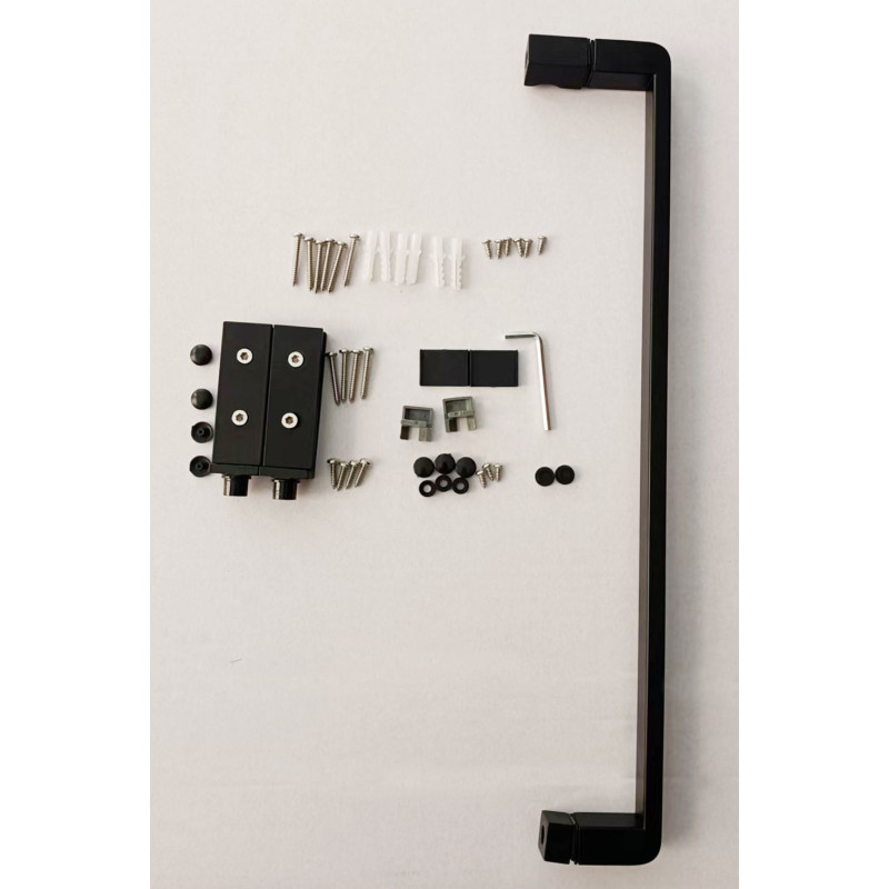 Душова кабіна без піддона Mixxus Premium BEVEL SC01-120x80x195-TR Black прозоре скло 6мм (MI6