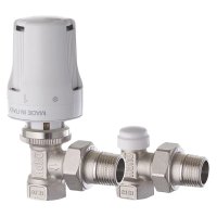 Комплект для подключения радиатора Roho R5150-050K - 1/2" угловой