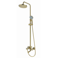 Душевая колонна со смесителем Mixxus Premium Retro Gold-009-J