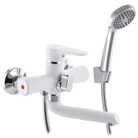 Смеситель для ванны Zerix PUD3 146 белый