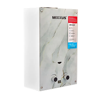 Газова колонка MIXXUS GWH-0510 BASIC GLASS димохідна 10 л/хв (панель зі скла з малюнком) (WH00)
