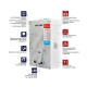 Газова колонка MIXXUS GWH-0510 BASIC GLASS димохідна 10 л/хв (панель зі скла з малюнком) (WH00)