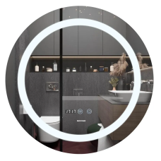 Дзеркало Mixxus PLAIN MC02-60-CASE з LED Touch, Anti-fog, димером, регулюванням яскравості, годинником