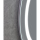 Зеркало Mixxus PLAIN MC02-60-CASE с LED Touch, Anti-fog, димером, рег. яркости, часами