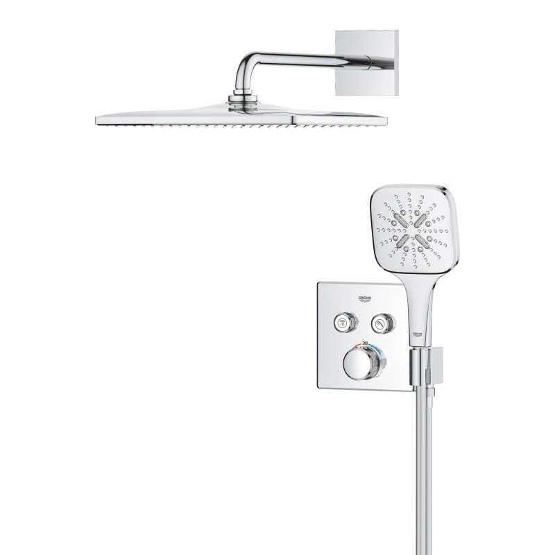 Душевая система скрытого монтажа с термостатом Grohe Grohtherm SmartControl