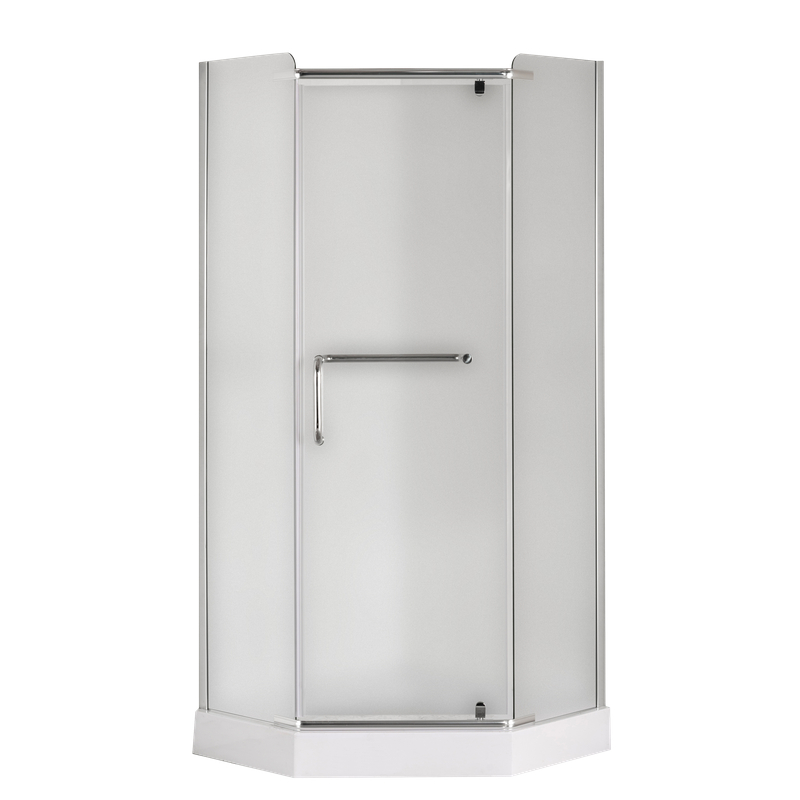 Душевая кабина с низким поддоном Mixxus LINES SCT01-90x90x198-TR CHROME прозрачное стекло 6мм (MI69